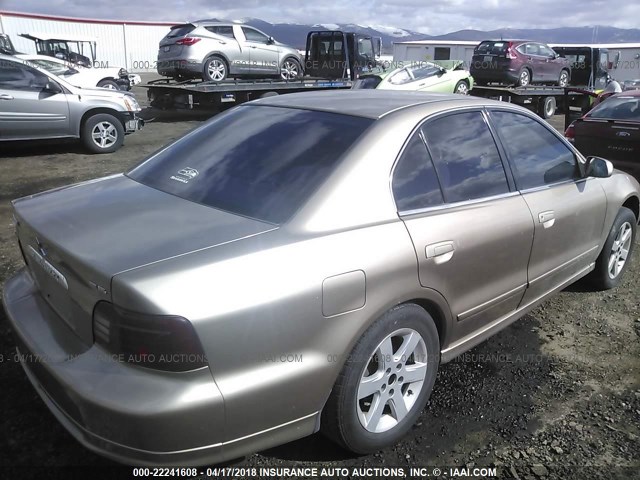 4A3AA46G01E206546 - 2001 MITSUBISHI GALANT ES TAN photo 4