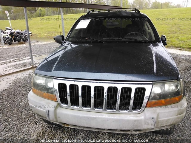 1J4GX38S72C150880 - 2002 JEEP GRAND CHEROKEE SPORT GRAY photo 6