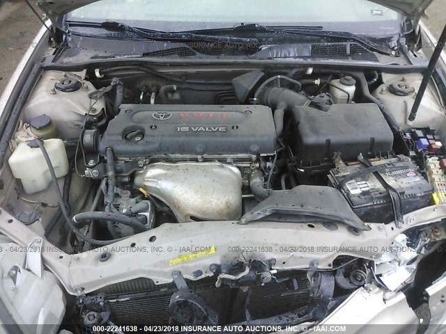 4T1BE32K03U188148 - 2003 TOYOTA CAMRY LE/XLE/SE 金色 照片 10