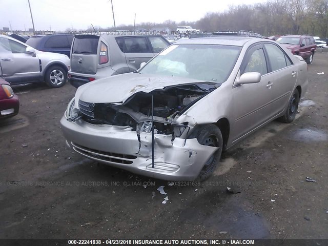 4T1BE32K03U188148 - 2003 TOYOTA CAMRY LE/XLE/SE 金色 照片 2
