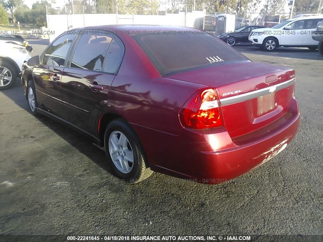 1G1ZT54845F191270 - 2005 CHEVROLET MALIBU LS 红色 照片 3