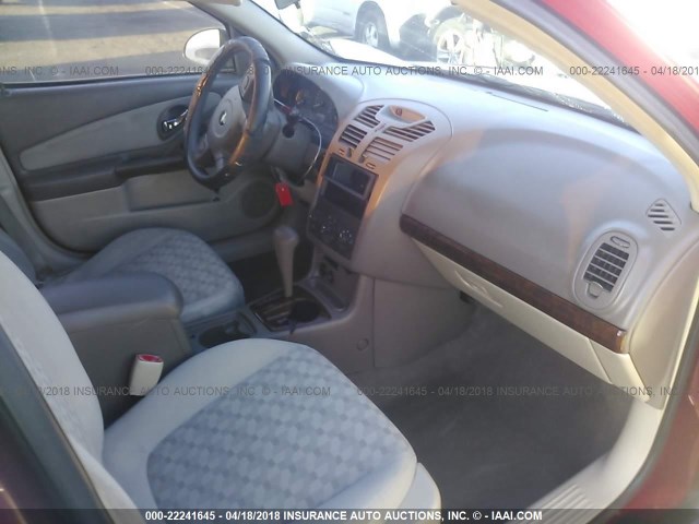 1G1ZT54845F191270 - 2005 CHEVROLET MALIBU LS 红色 照片 5