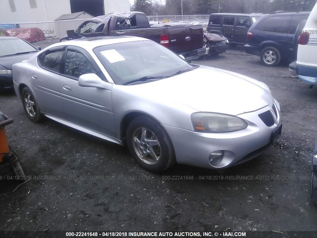 2G2WS522541236450 - 2004 PONTIAC GRAND PRIX GT2 SILVER photo 1