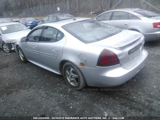 2G2WS522541236450 - 2004 PONTIAC GRAND PRIX GT2 SILVER photo 3