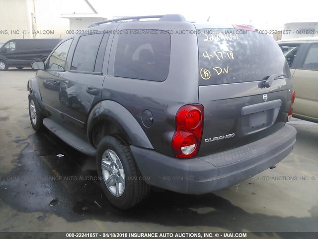 1D4HD38N64F228440 - 2004 DODGE DURANGO ST GRAY photo 3