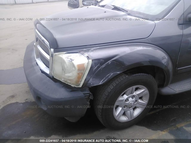 1D4HD38N64F228440 - 2004 DODGE DURANGO ST GRAY photo 6