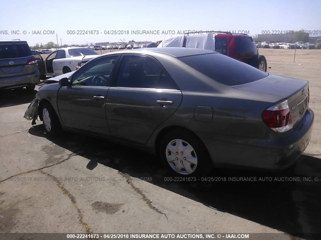 4T1BE32KX5U625348 - 2005 TOYOTA CAMRY LE/XLE/SE 灰色 照片 3