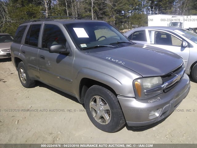 1GNDT13S732188415 - 2003 CHEVROLET TRAILBLAZER  SILVER photo 1