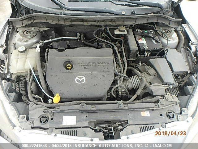 JM1BL1K65B1426772 - 2011 MAZDA 3 S SILVER photo 10