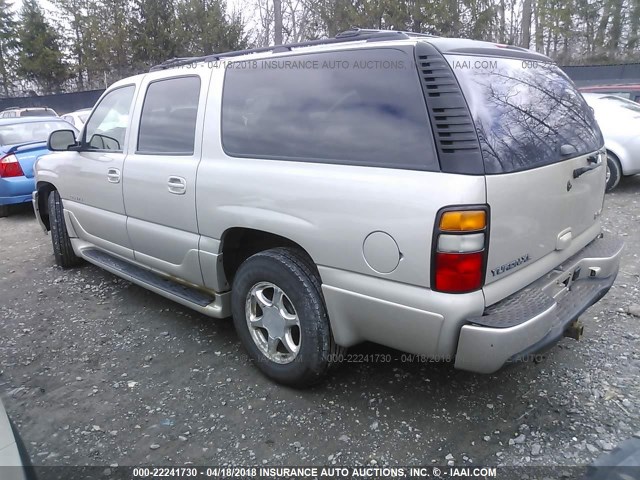 1GKFK66U46J124670 - 2006 GMC YUKON XL DENALI TAN photo 3