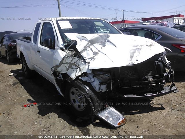 1N6BD0CT4CC417849 - 2012 NISSAN FRONTIER S/SV WHITE photo 1