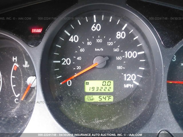 JF1SG65623G758413 - 2003 SUBARU FORESTER 2.5XS შავი ფოტო 7