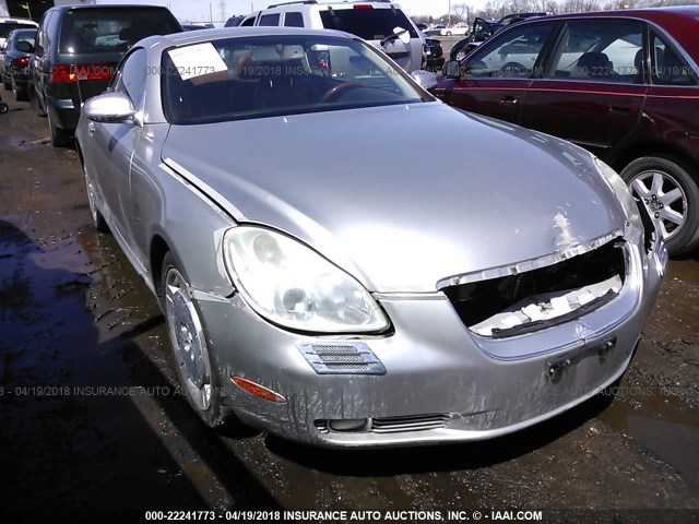 JTHFN48Y520018783 - 2002 LEXUS SC 430 SILVER photo 1