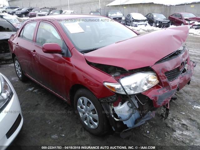 JTDBL40E29J025671 - 2009 TOYOTA COROLLA LE/XLE RED photo 1