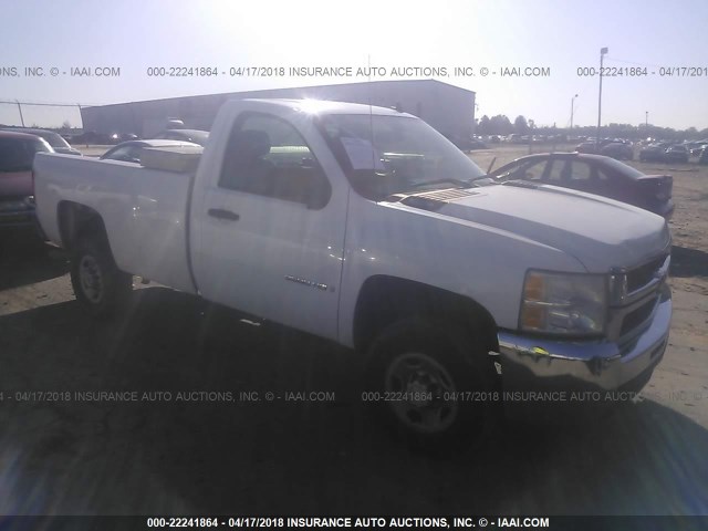 1GCHC24K77E552805 - 2007 CHEVROLET SILVERADO C2500 HEAVY DUTY WHITE photo 1