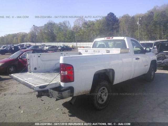 1GCHC24K77E552805 - 2007 CHEVROLET SILVERADO C2500 HEAVY DUTY WHITE photo 4