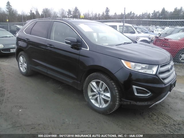 2FMPK4J90GBB16185 - 2016 FORD EDGE SEL BLACK photo 1