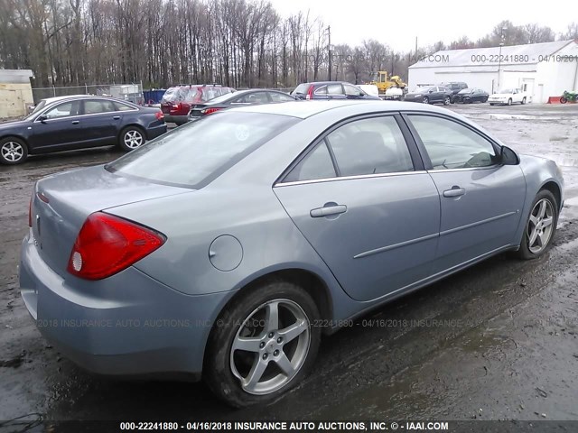 1G2ZF58B174277661 - 2007 PONTIAC G6 VALUE LEADER/BASE Light Blue photo 4