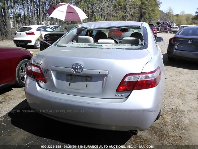 4T1BE46K17U551269 - 2007 TOYOTA CAMRY NEW GENERAT CE/LE/XLE/SE SILVER photo 6