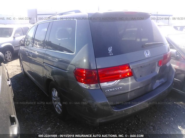 5FNRL38668B415748 - 2008 HONDA ODYSSEY EXL GRAY photo 3