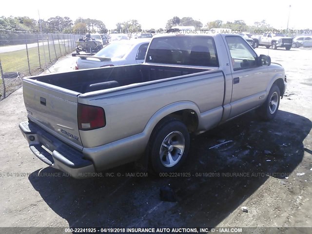 1GCCS145128140730 - 2002 CHEVROLET S TRUCK S10 SILVER photo 4