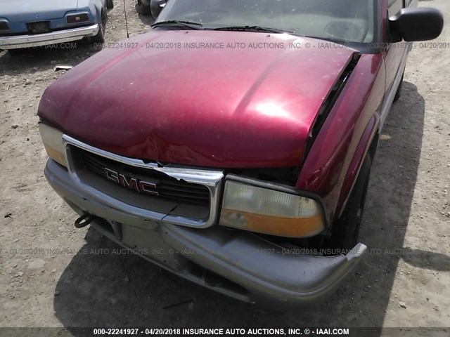 1GKDT13W5Y2146753 - 2000 GMC JIMMY / ENVOY  RED photo 6