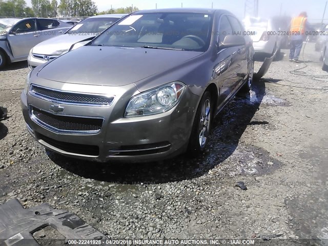 1G1ZC5E03AF322840 - 2010 CHEVROLET MALIBU 1LT BROWN photo 2