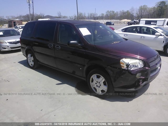 1GNDV23W98D113553 - 2008 CHEVROLET UPLANDER LS MAROON photo 1