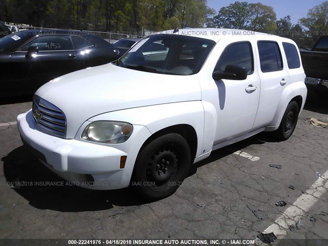 3GNDA13D28S579605 - 2008 CHEVROLET HHR LS WHITE photo 2