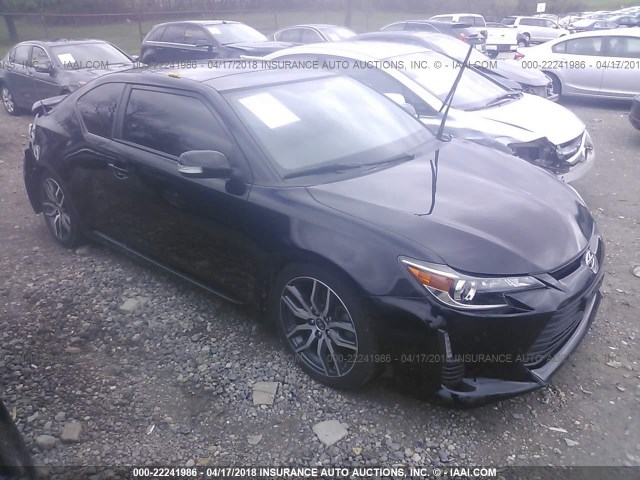 JTKJF5C71E3077662 - 2014 TOYOTA SCION TC 黑色 照片 1