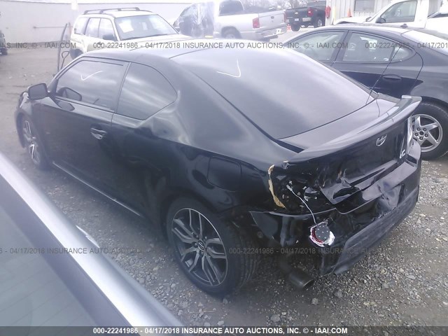 JTKJF5C71E3077662 - 2014 TOYOTA SCION TC 黑色 照片 3
