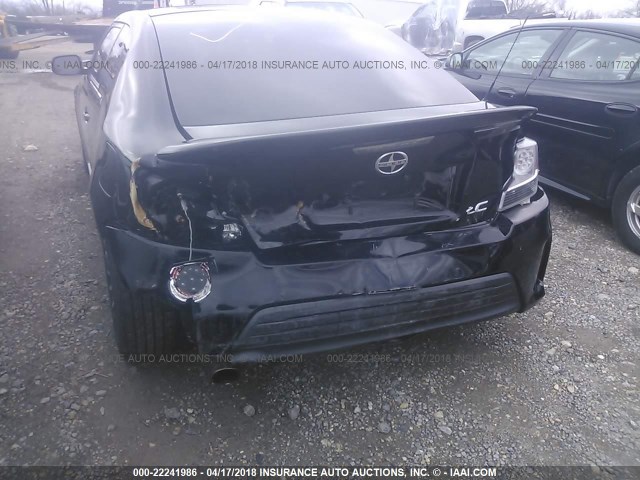 JTKJF5C71E3077662 - 2014 TOYOTA SCION TC 黑色 照片 6