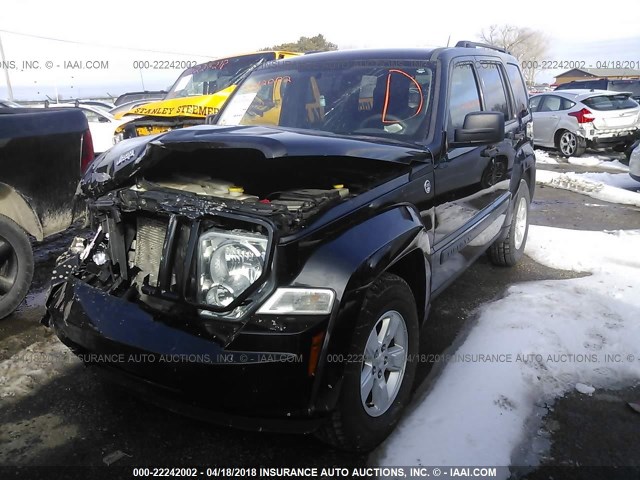 1J8GN28K99W539480 - 2009 JEEP LIBERTY SPORT 黑色 照片 2