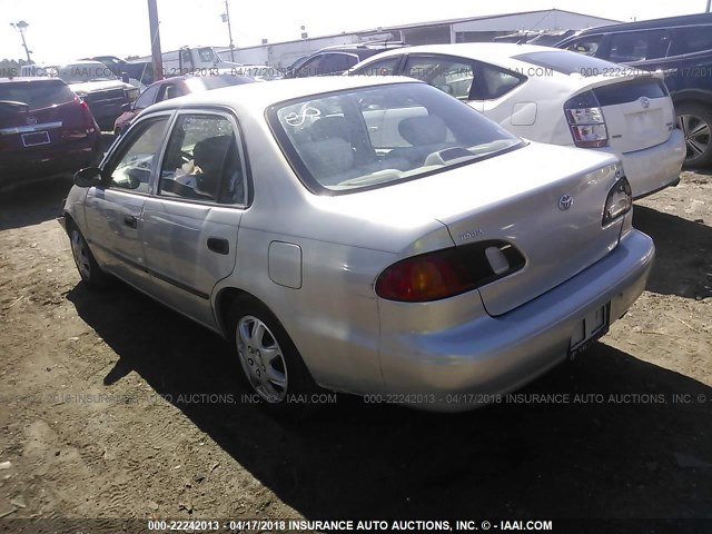 1NXBR12E7XZ240979 - 1999 TOYOTA COROLLA VE/CE/LE SILVER photo 3