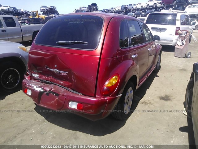 3C4FY58B85T575026 - 2005 CHRYSLER PT CRUISER TOURING RED photo 4