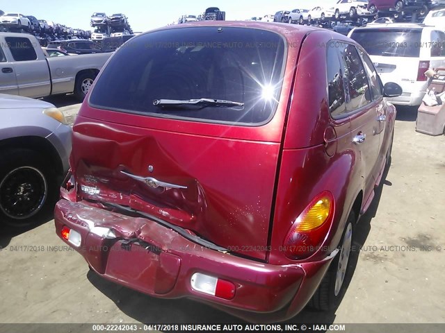 3C4FY58B85T575026 - 2005 CHRYSLER PT CRUISER TOURING RED photo 6