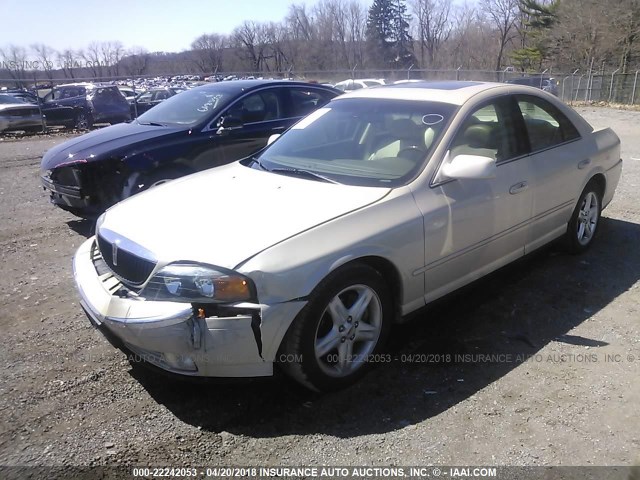 1LNHM86S22Y689814 - 2002 LINCOLN LS CREAM photo 2