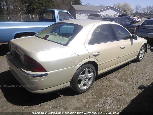 1LNHM86S22Y689814 - 2002 LINCOLN LS CREAM photo 4