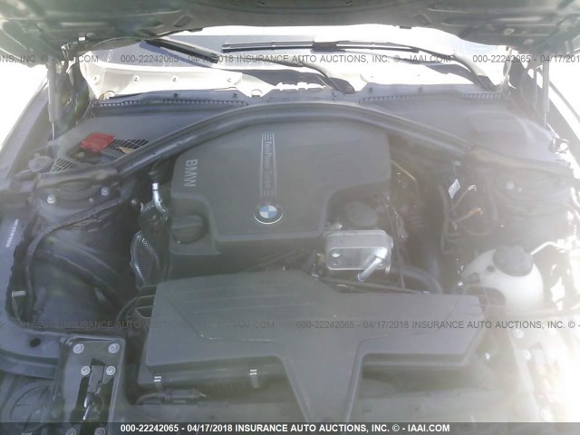 WBA3C1C51DK104635 - 2013 BMW 328 I SULEV BLACK photo 10