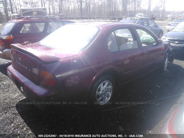 JN1CA21DXTT735940 - 1996 NISSAN MAXIMA GLE/GXE/SE RED photo 4