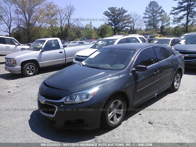 1G11B5SL5FF223670 - 2015 CHEVROLET MALIBU LS 灰色 照片 2