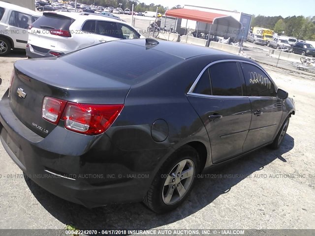 1G11B5SL5FF223670 - 2015 CHEVROLET MALIBU LS 灰色 照片 4