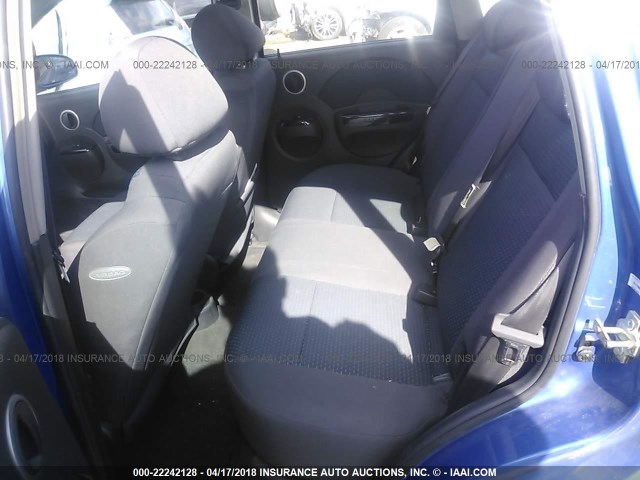 KL1TD66638B112833 - 2008 CHEVROLET AVEO LS BLUE photo 8