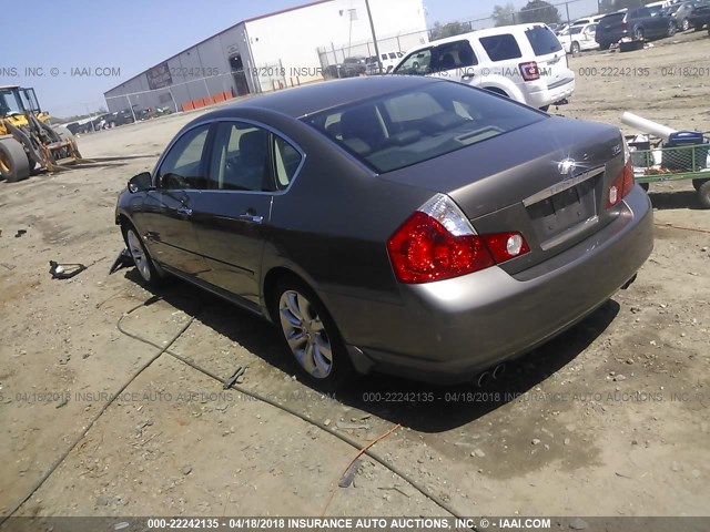 JNKAY01E47M309544 - 2007 INFINITI M35 SPORT GOLD photo 3