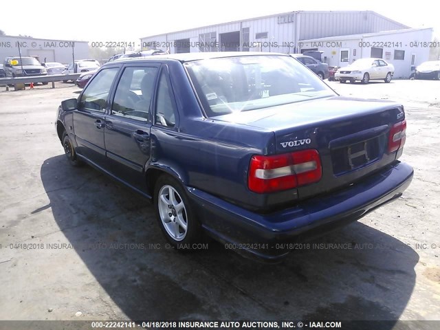 YV1LS55A7X1570954 - 1999 VOLVO S70 Dark Blue photo 3