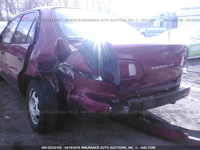2T1BR12E2XC260655 - 1999 TOYOTA COROLLA VE/CE/LE 红色 照片 6