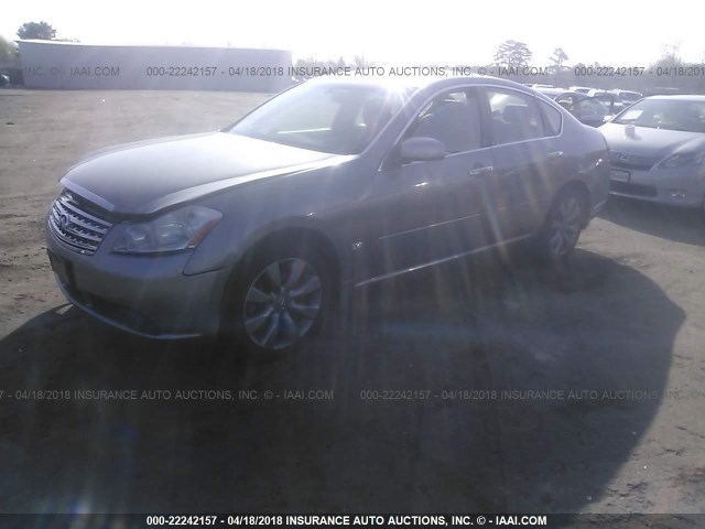 JNKAY01F87M454319 - 2007 INFINITI M35 SPORT GRAY photo 2