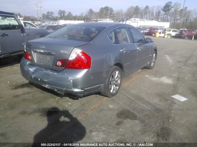 JNKAY01F87M454319 - 2007 INFINITI M35 SPORT GRAY photo 4