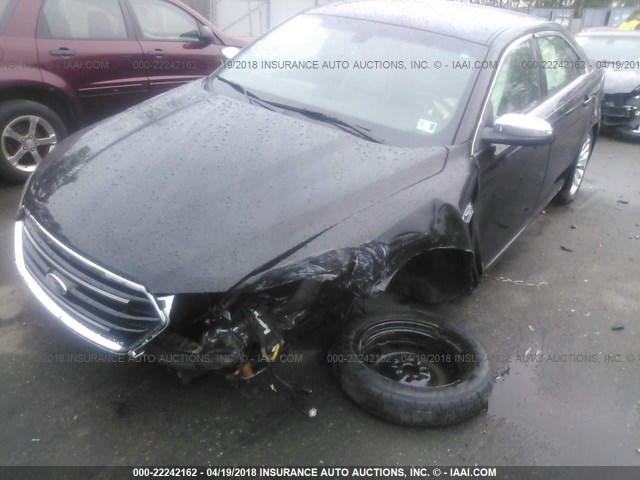 1FAHP2F80DG136770 - 2013 FORD TAURUS LIMITED BLACK photo 6