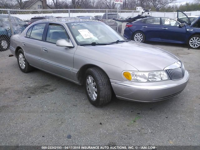 1LNHM97V3XY640384 - 1999 LINCOLN CONTINENTAL  BEIGE photo 1